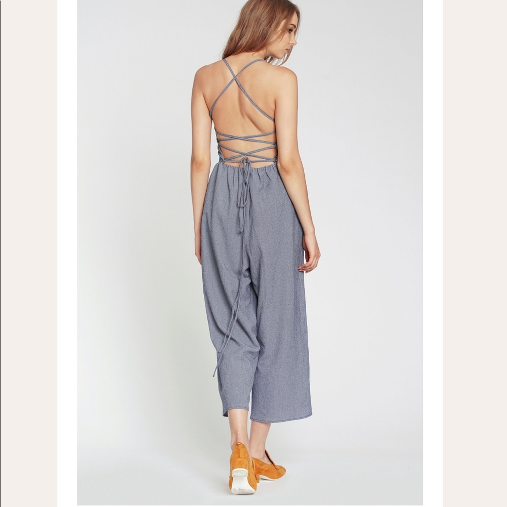 dRA Los Angeles- Mimi Gingham Jumpsuit Romper NWOT